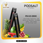 POD SALT GO (PS GO) 2500 PUFFS DISPOSABLE DEVICE BY PODSALT
