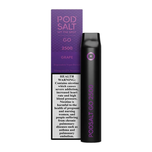POD SALT GO (PS GO) 2500 PUFFS DISPOSABLE DEVICE BY PODSALT - Vapetownuae