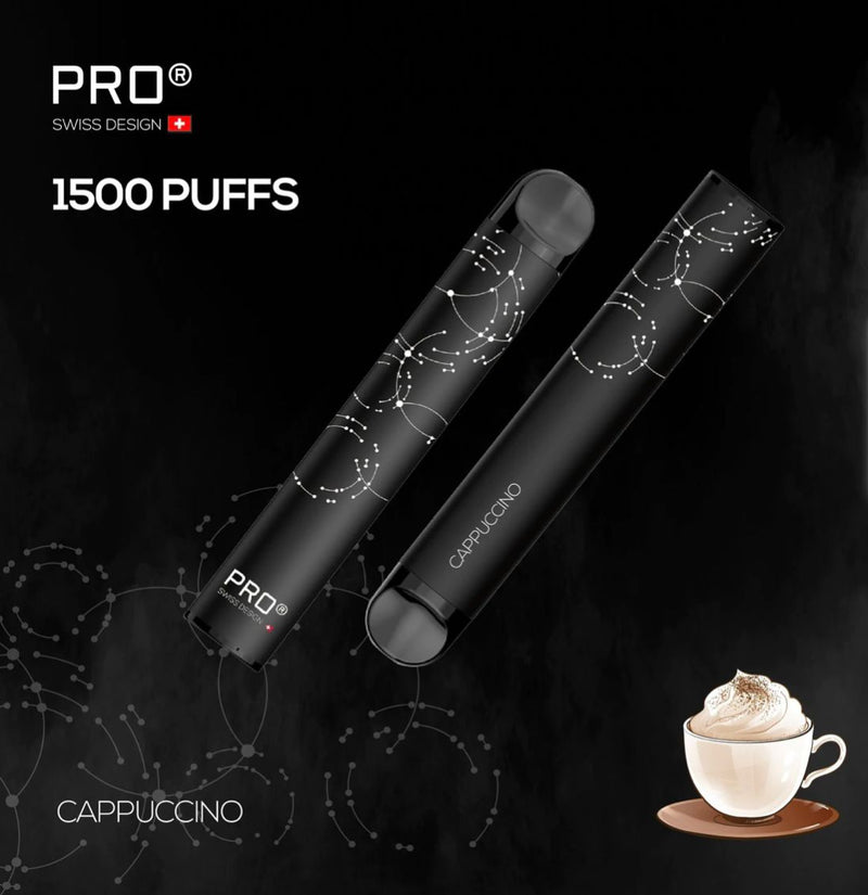 PRO SWISS DESIGN DISPOSABLE PEN (1500 PUFFS) - Vapetownuae