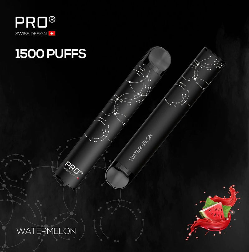 PRO SWISS DESIGN DISPOSABLE PEN (1500 PUFFS) - Vapetownuae